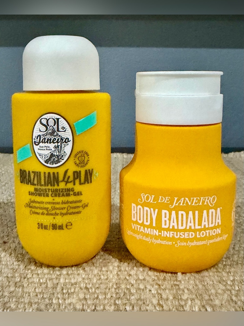 Sol de Janeiro Travel Body Care Bundle | Brazilian 4 Play + Body Badalada | New